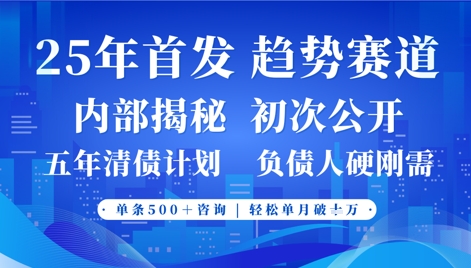2025年首次公开，真正的事业型赛道，客咨不断，单月轻松破W-冒泡网