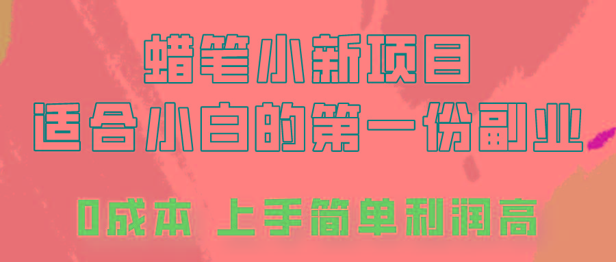蜡笔小新项目拆解，0投入，0成本，小白一个月也能多赚3000+-冒泡网