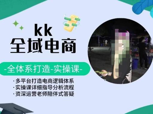 KK全域电商，全体系打造实操课，多平台打造电商逻辑体系-冒泡网