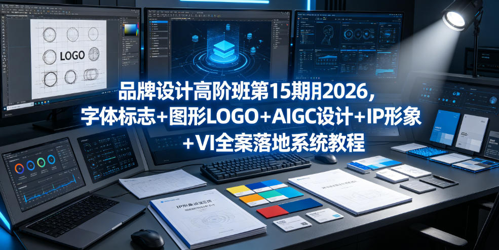 e5c57ec41ba953447f00b277497555e7.jpeg 品牌设计高阶班第15期2026,字体标志+图形LOGO+AIGC设计+IP形象+VI全案落地系统教程