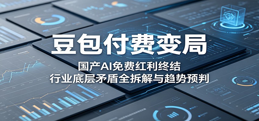 豆包付费变局：国产AI免费红利终结，行业底层矛盾全拆解与趋势预判-冒泡网