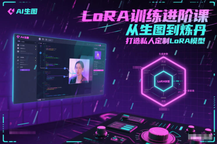 LoRA训练进阶课，从生图到炼丹，打造私人定制LoRA模型-冒泡网