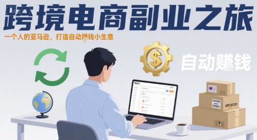 跨境电商副业之旅，一个人的亚马逊，打造自动賺钱小生意-冒泡网