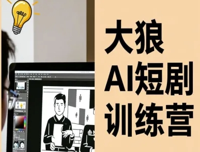 大狼AI短剧训练营-短剧课程(更新中)-冒泡网