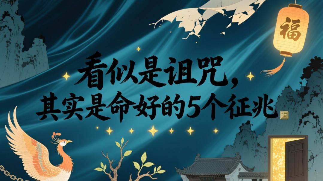 付费文章：看似是诅咒，其实是命好的5个征兆-冒泡网