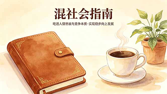 付费文章：混社会指南，吃透人情世故与竞争本质，实现稳步向上发展-冒泡网
